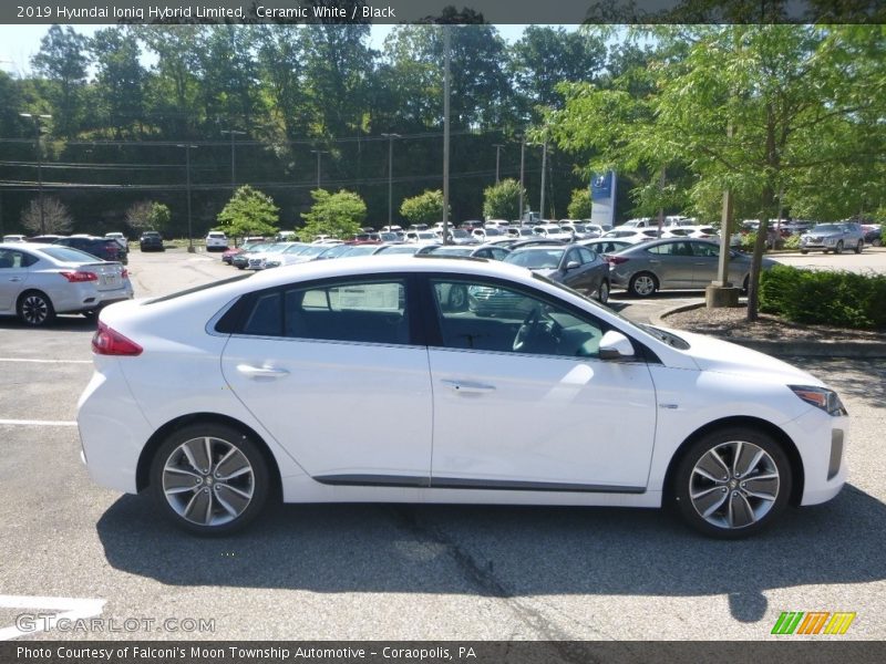  2019 Ioniq Hybrid Limited Ceramic White