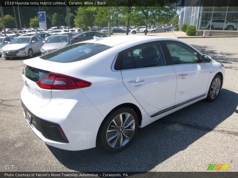 Ceramic White / Black 2019 Hyundai Ioniq Hybrid Limited