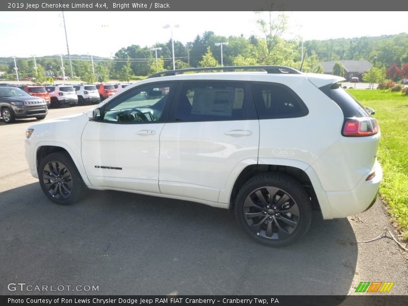 Bright White / Black 2019 Jeep Cherokee Limited 4x4