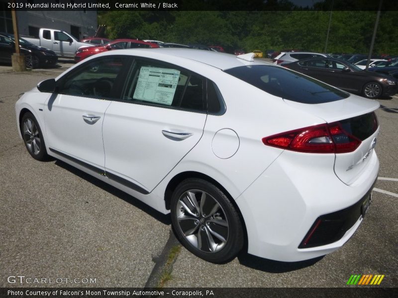 Ceramic White / Black 2019 Hyundai Ioniq Hybrid Limited