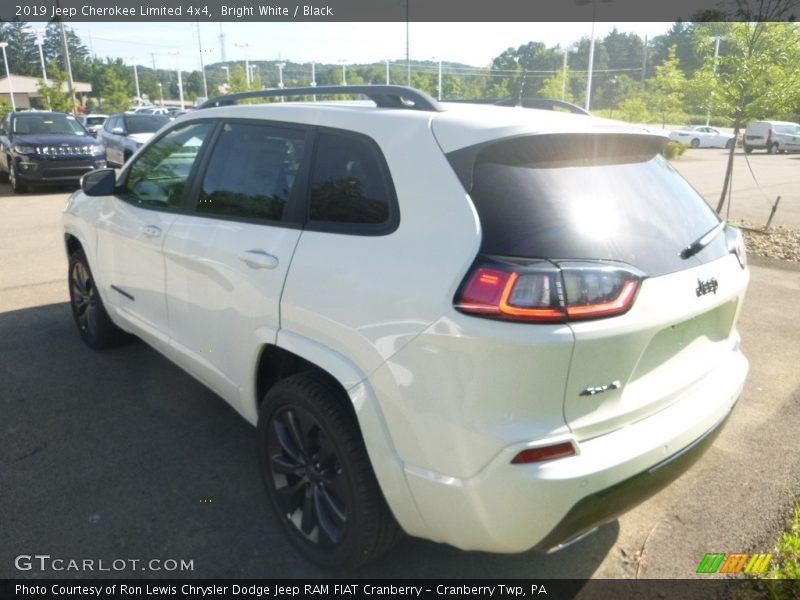 Bright White / Black 2019 Jeep Cherokee Limited 4x4