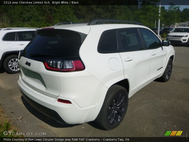 Bright White / Black 2019 Jeep Cherokee Limited 4x4