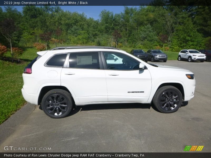 Bright White / Black 2019 Jeep Cherokee Limited 4x4
