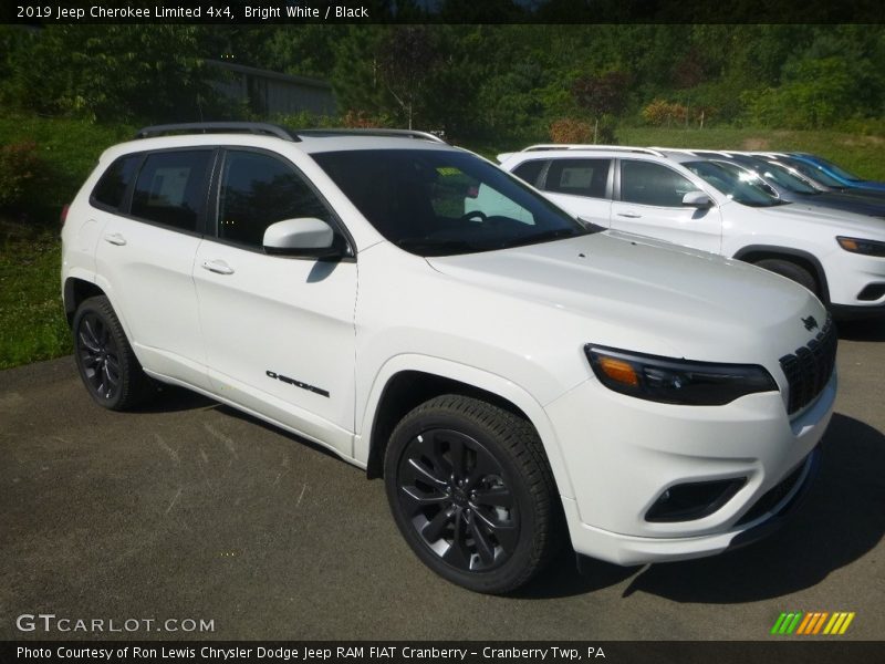 Bright White / Black 2019 Jeep Cherokee Limited 4x4