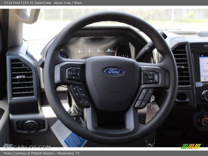 Abyss Gray / Black 2019 Ford F150 XL SuperCrew
