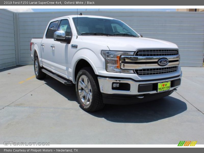 Oxford White / Black 2019 Ford F150 Lariat SuperCrew 4x4