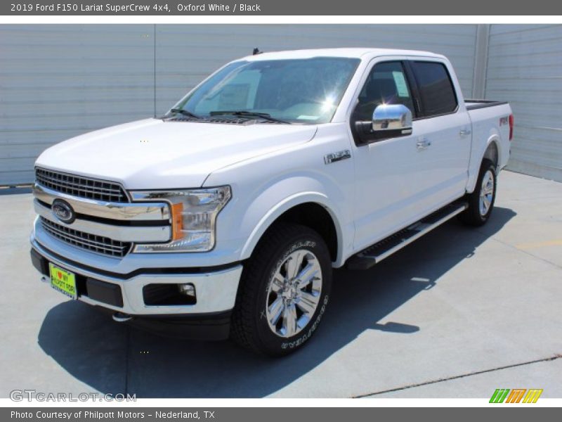 Oxford White / Black 2019 Ford F150 Lariat SuperCrew 4x4