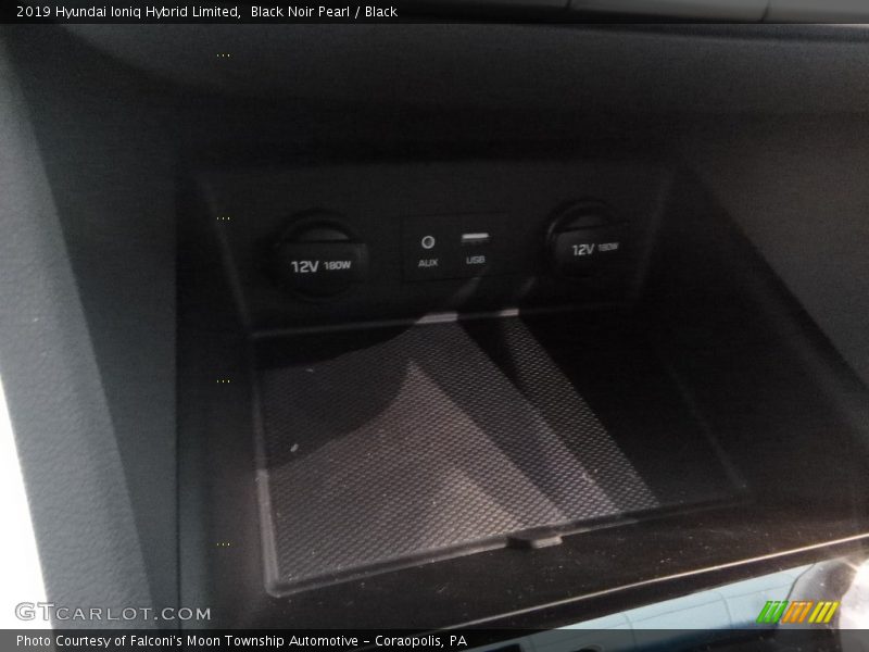 Black Noir Pearl / Black 2019 Hyundai Ioniq Hybrid Limited