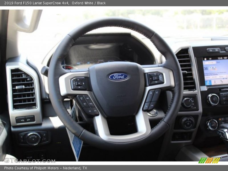 Oxford White / Black 2019 Ford F150 Lariat SuperCrew 4x4