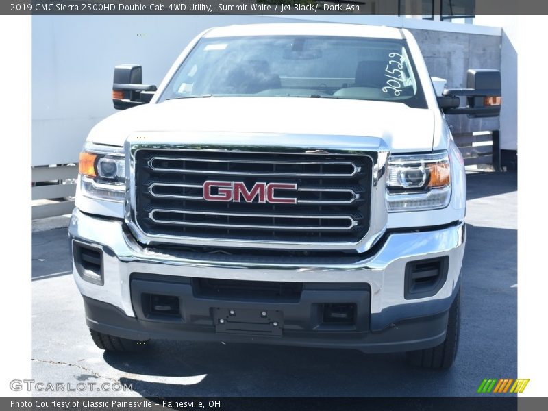 Summit White / Jet Black/­Dark Ash 2019 GMC Sierra 2500HD Double Cab 4WD Utility