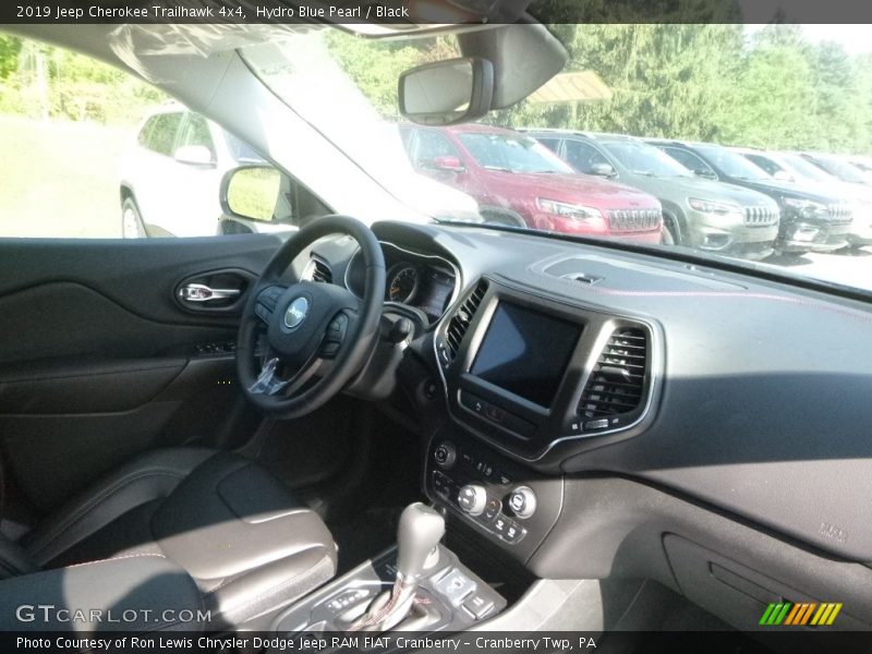 Hydro Blue Pearl / Black 2019 Jeep Cherokee Trailhawk 4x4