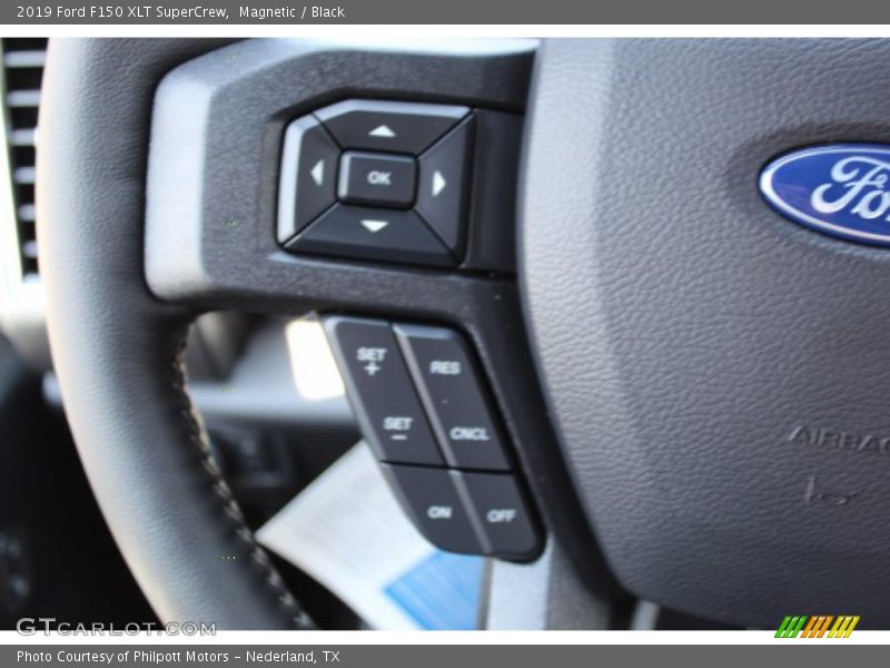 Magnetic / Black 2019 Ford F150 XLT SuperCrew