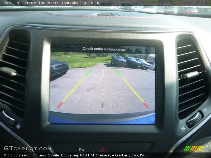 Hydro Blue Pearl / Black 2019 Jeep Cherokee Trailhawk 4x4