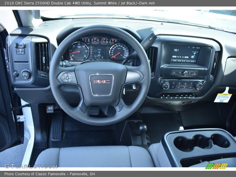 Summit White / Jet Black/­Dark Ash 2019 GMC Sierra 2500HD Double Cab 4WD Utility