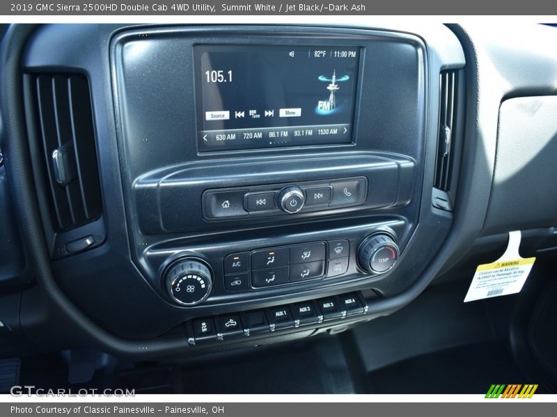 Summit White / Jet Black/­Dark Ash 2019 GMC Sierra 2500HD Double Cab 4WD Utility