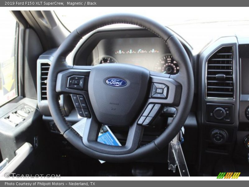 Magnetic / Black 2019 Ford F150 XLT SuperCrew