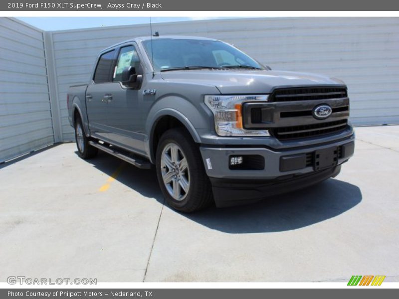 Abyss Gray / Black 2019 Ford F150 XLT SuperCrew