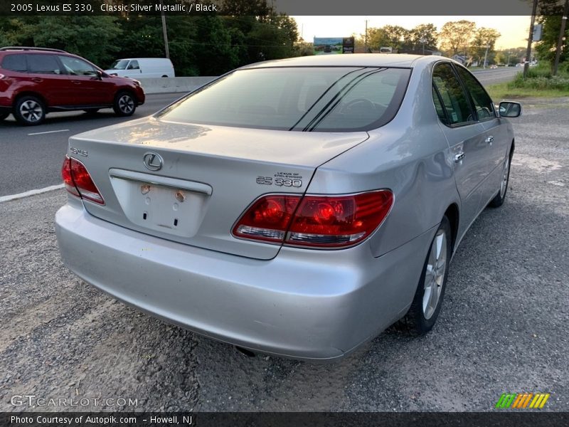 Classic Silver Metallic / Black 2005 Lexus ES 330