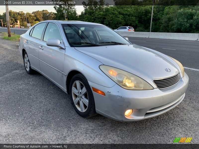 Classic Silver Metallic / Black 2005 Lexus ES 330