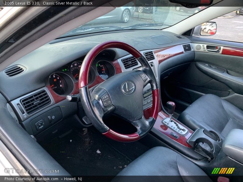 Classic Silver Metallic / Black 2005 Lexus ES 330