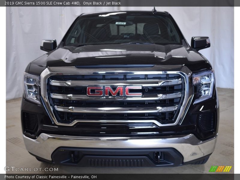 Onyx Black / Jet Black 2019 GMC Sierra 1500 SLE Crew Cab 4WD