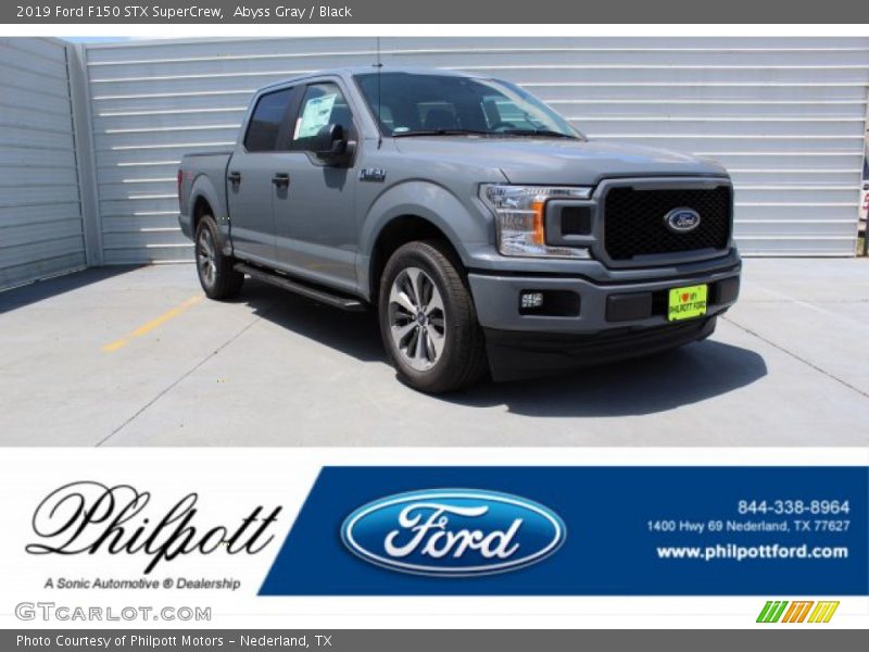 Abyss Gray / Black 2019 Ford F150 STX SuperCrew