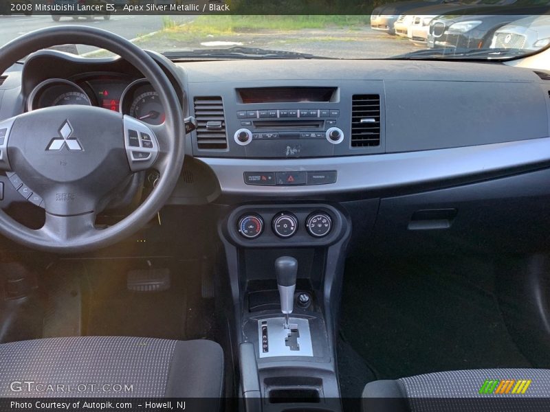 Apex Silver Metallic / Black 2008 Mitsubishi Lancer ES