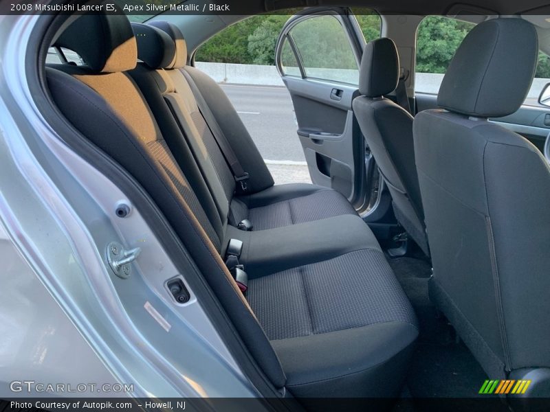 Apex Silver Metallic / Black 2008 Mitsubishi Lancer ES