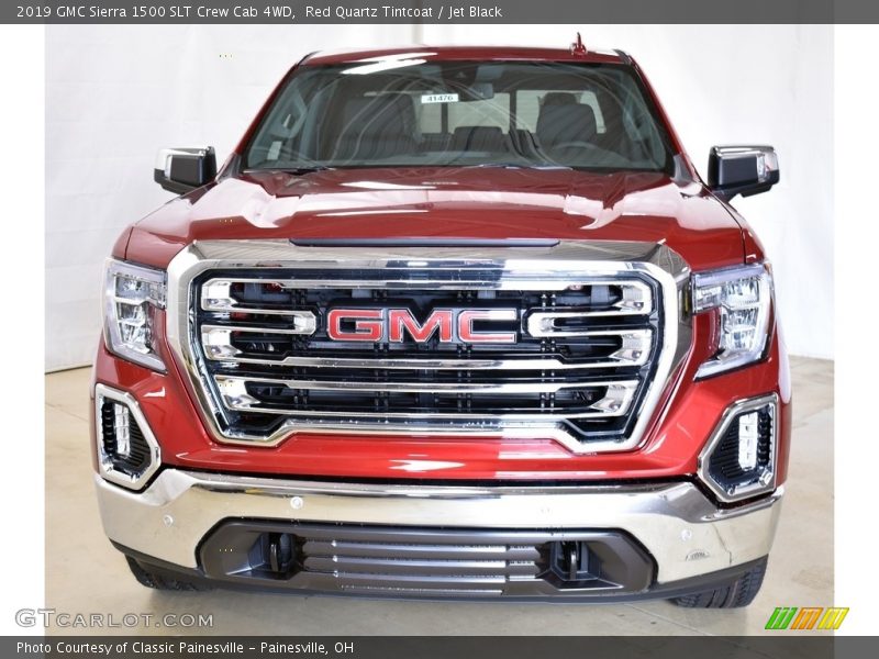 Red Quartz Tintcoat / Jet Black 2019 GMC Sierra 1500 SLT Crew Cab 4WD