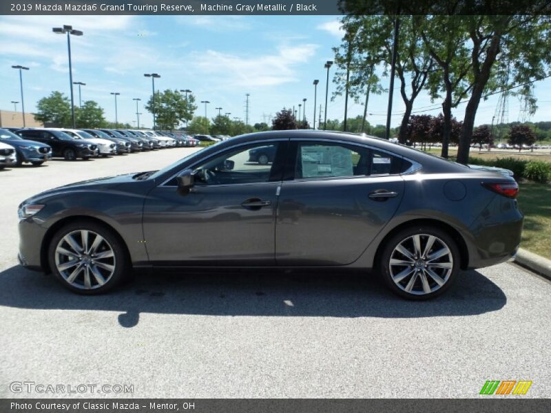 Machine Gray Metallic / Black 2019 Mazda Mazda6 Grand Touring Reserve