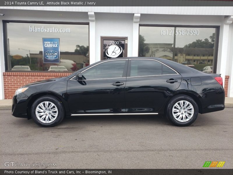 Attitude Black Metallic / Ivory 2014 Toyota Camry LE