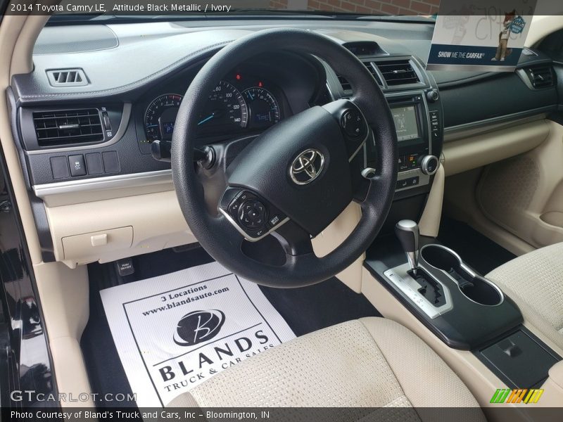 Attitude Black Metallic / Ivory 2014 Toyota Camry LE