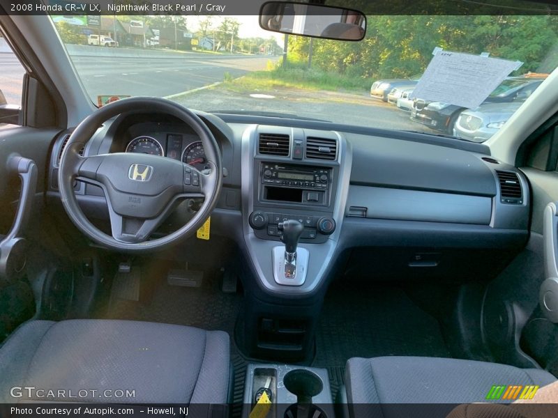 Nighthawk Black Pearl / Gray 2008 Honda CR-V LX