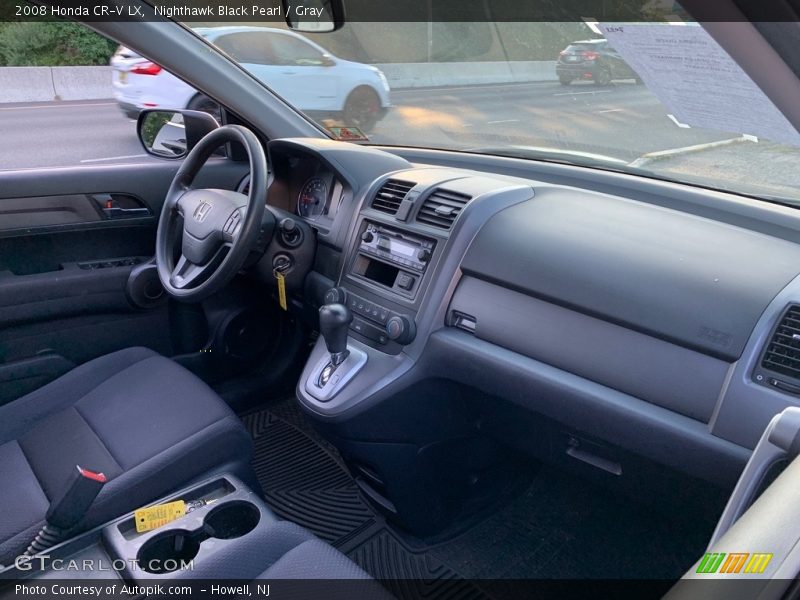 Nighthawk Black Pearl / Gray 2008 Honda CR-V LX