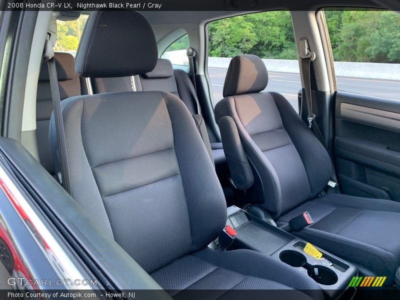 Nighthawk Black Pearl / Gray 2008 Honda CR-V LX