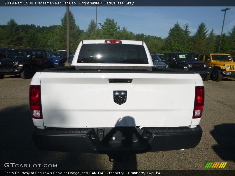 Bright White / Black/Diesel Gray 2019 Ram 1500 Tradesman Regular Cab