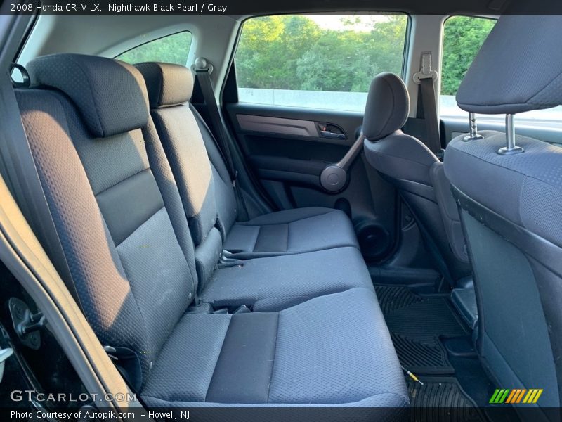 Nighthawk Black Pearl / Gray 2008 Honda CR-V LX