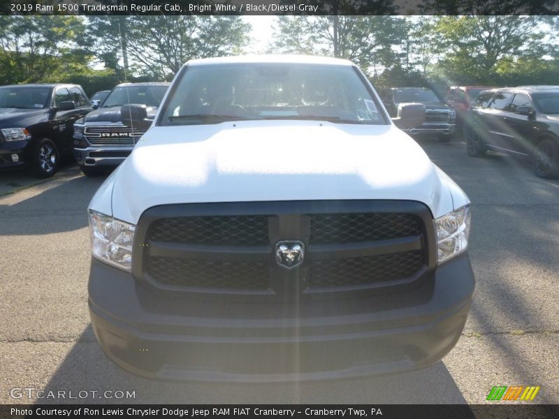 Bright White / Black/Diesel Gray 2019 Ram 1500 Tradesman Regular Cab