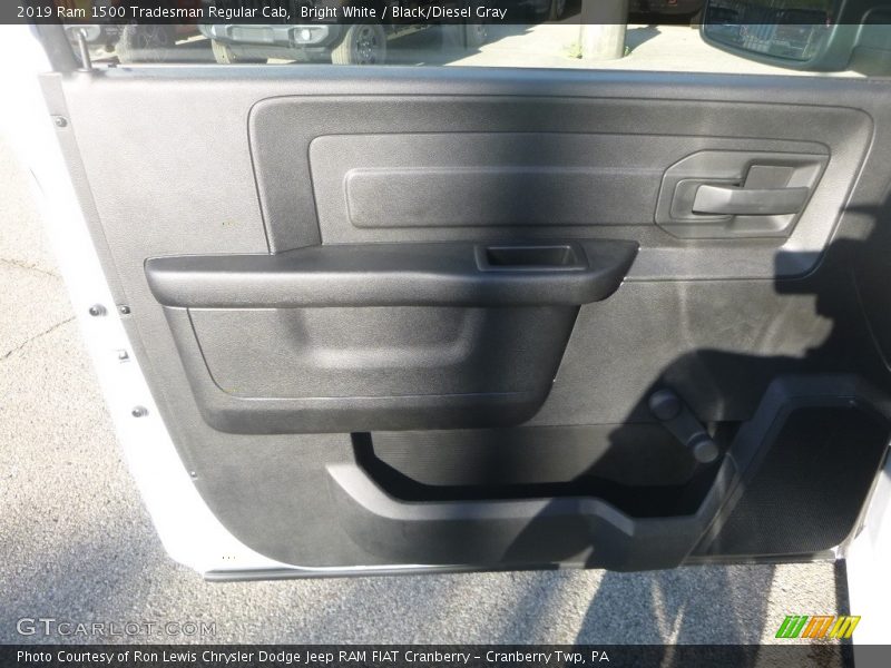 Bright White / Black/Diesel Gray 2019 Ram 1500 Tradesman Regular Cab