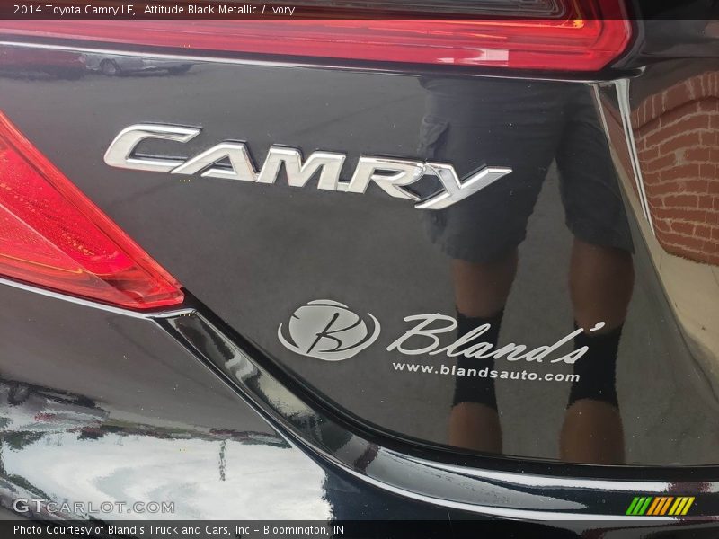 Attitude Black Metallic / Ivory 2014 Toyota Camry LE