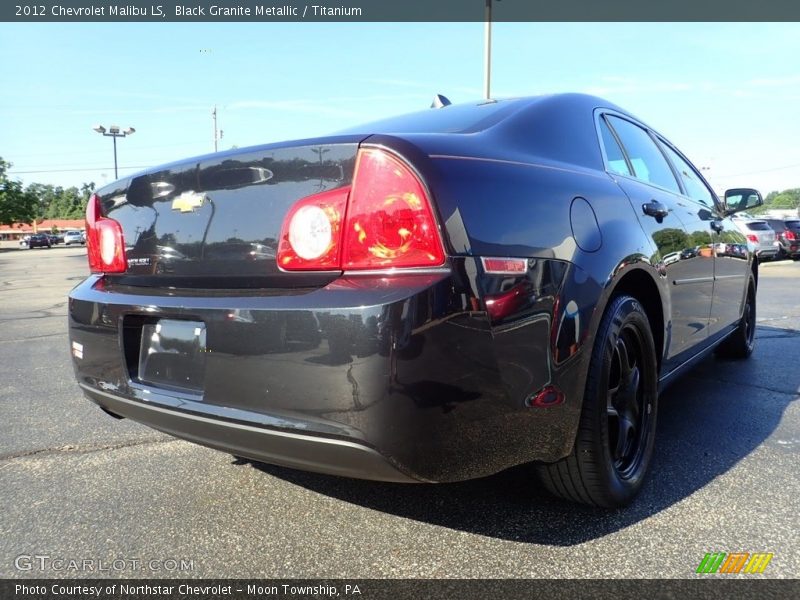 Black Granite Metallic / Titanium 2012 Chevrolet Malibu LS