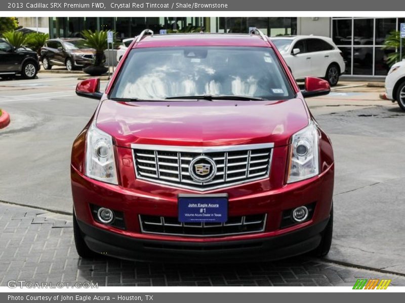 Crystal Red Tintcoat / Shale/Brownstone 2013 Cadillac SRX Premium FWD