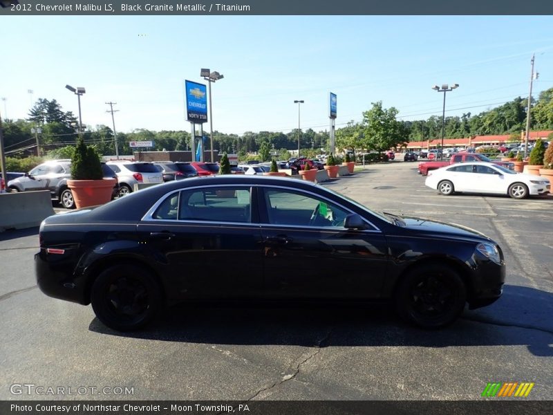 Black Granite Metallic / Titanium 2012 Chevrolet Malibu LS