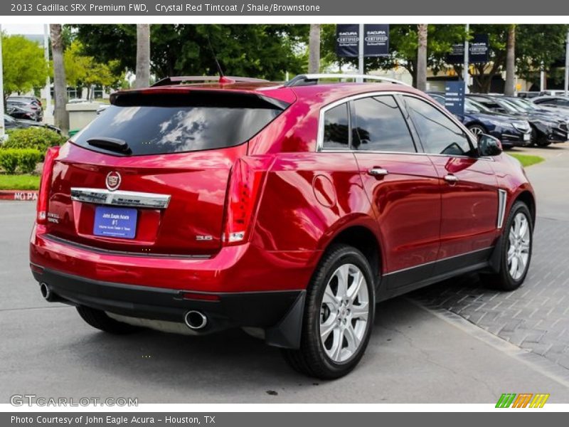 Crystal Red Tintcoat / Shale/Brownstone 2013 Cadillac SRX Premium FWD