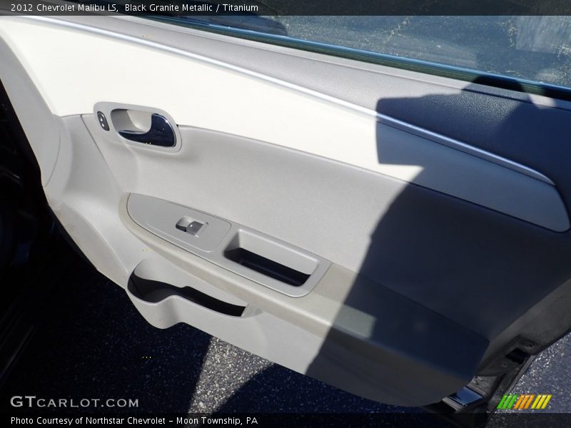 Black Granite Metallic / Titanium 2012 Chevrolet Malibu LS