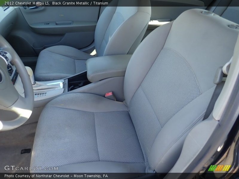 Black Granite Metallic / Titanium 2012 Chevrolet Malibu LS