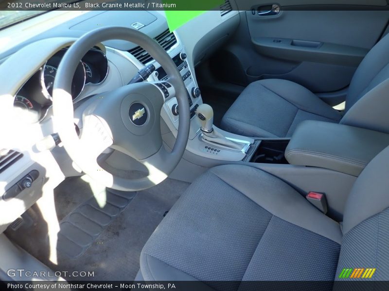 Black Granite Metallic / Titanium 2012 Chevrolet Malibu LS