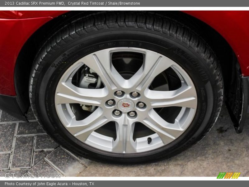 Crystal Red Tintcoat / Shale/Brownstone 2013 Cadillac SRX Premium FWD