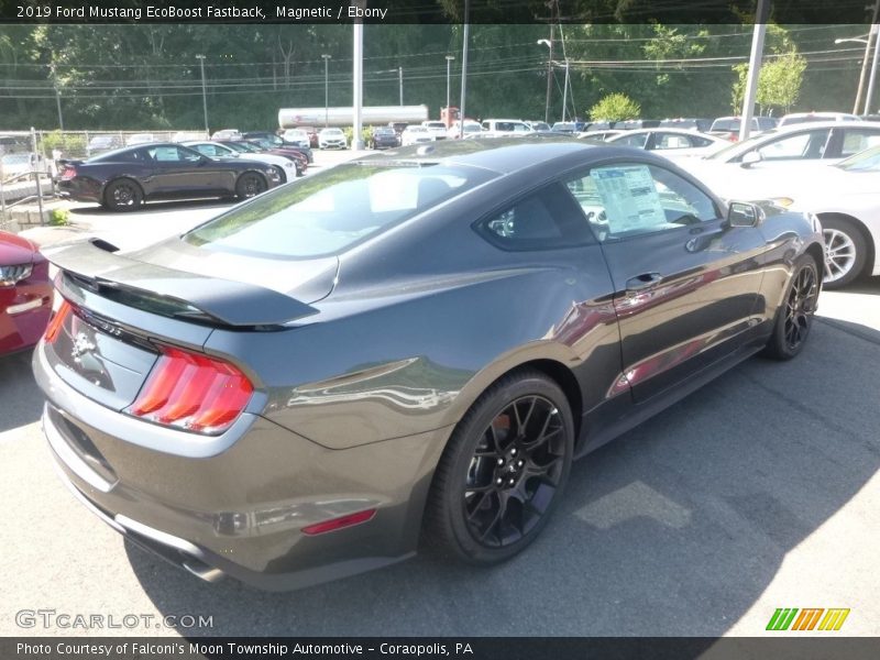 Magnetic / Ebony 2019 Ford Mustang EcoBoost Fastback