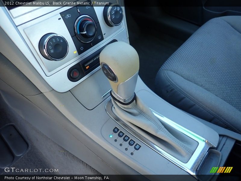 Black Granite Metallic / Titanium 2012 Chevrolet Malibu LS